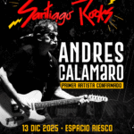 Andres Calamaro, Primer Artista Confirmado para El Festival Santiago Rocks 2025!